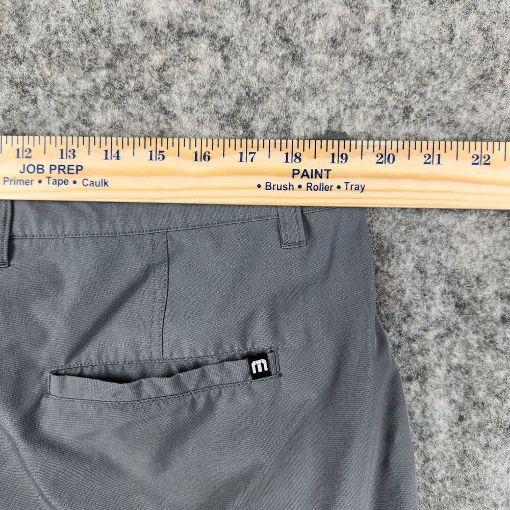 Travis Mathew Shorts Sand Harbor Mens 38 Heather Gray Performance Stretch Golf - Picture 10 of 10